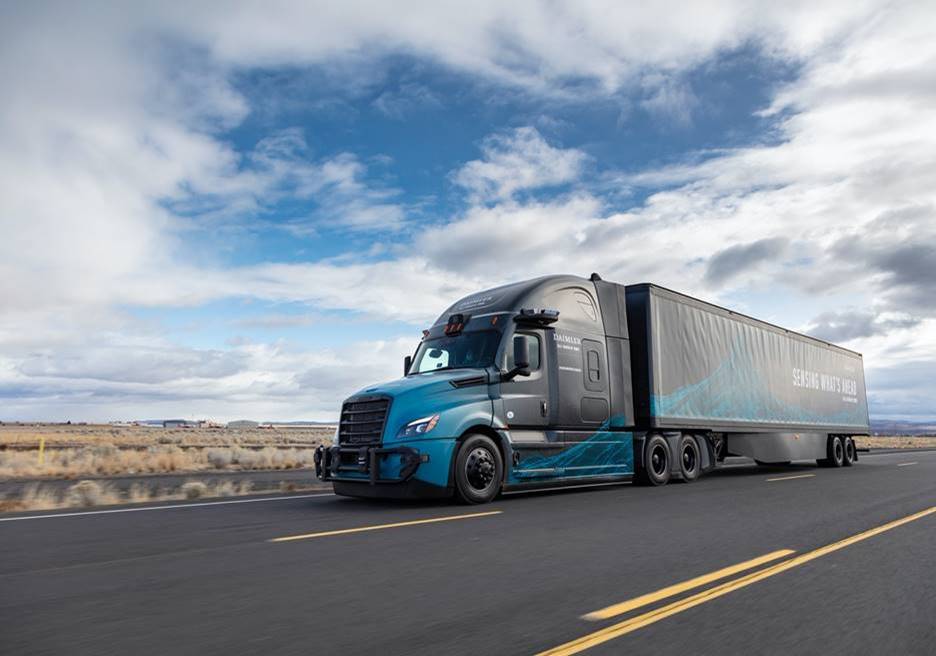 A truck on the roadDescription automatically generated with low confidence