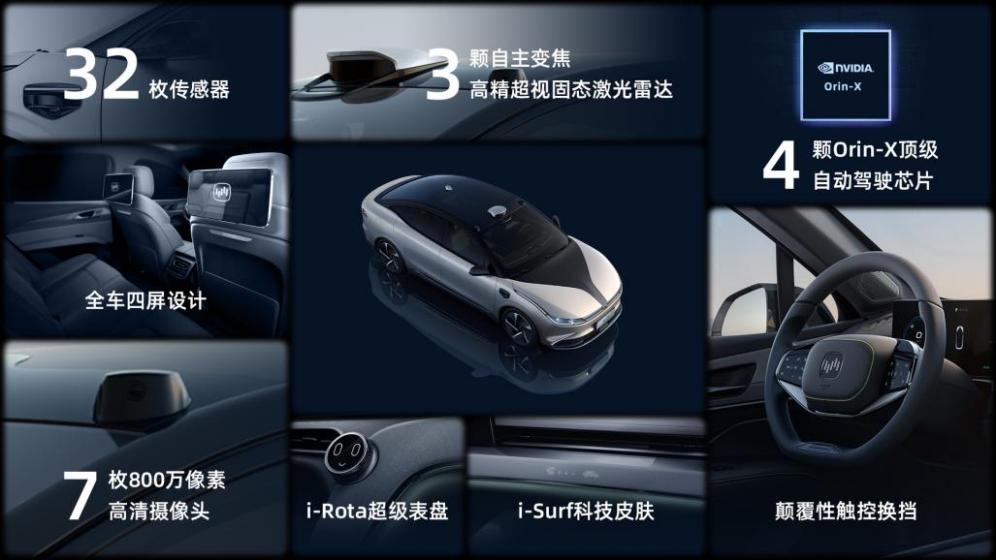 配图6：M7智能硬件拉满，成为2022年最值得期待的智能电动车首选