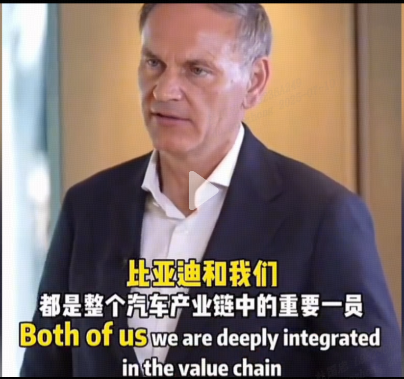 “对手越强，我们越好！”大众CEO揭秘：为何视比亚迪为“正向力量”？
